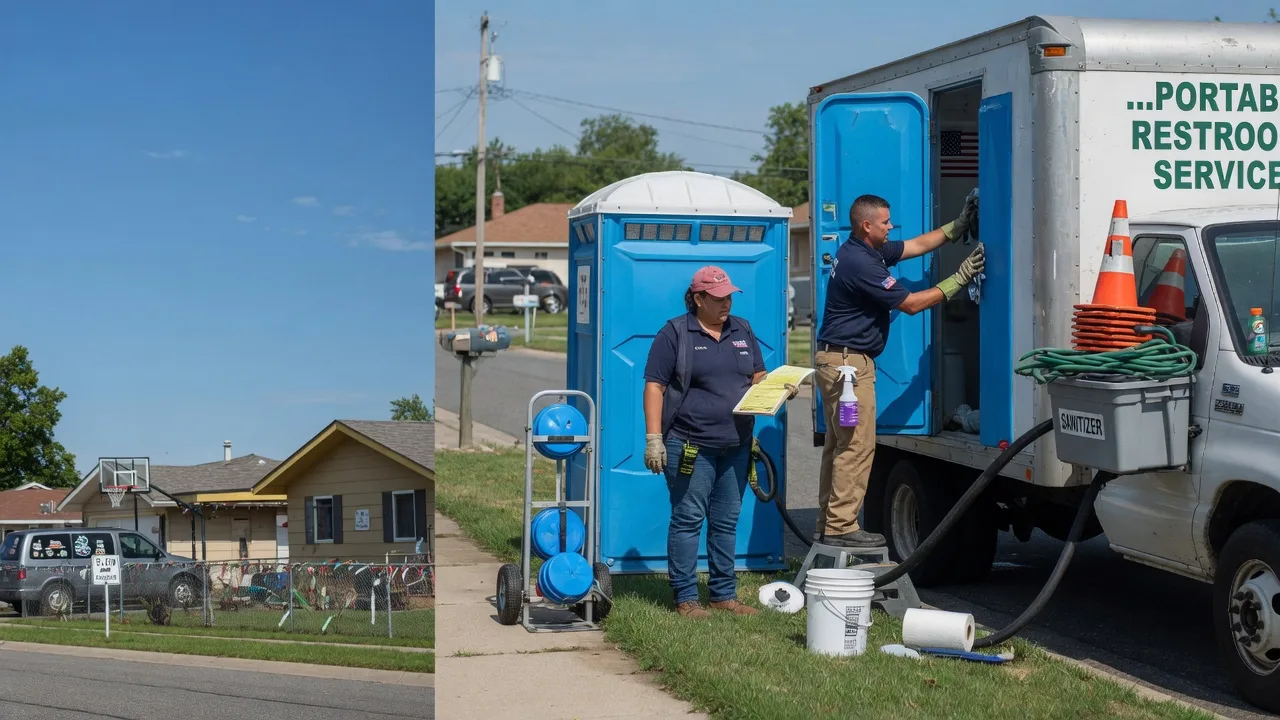 Portable Toilet Rental in Luna Pier, MI near me